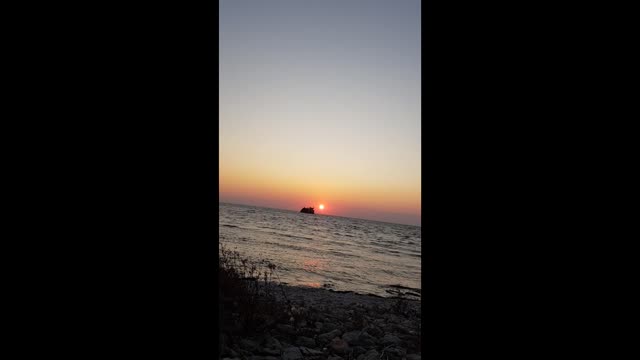 Sunset on the Black Sea Crimea