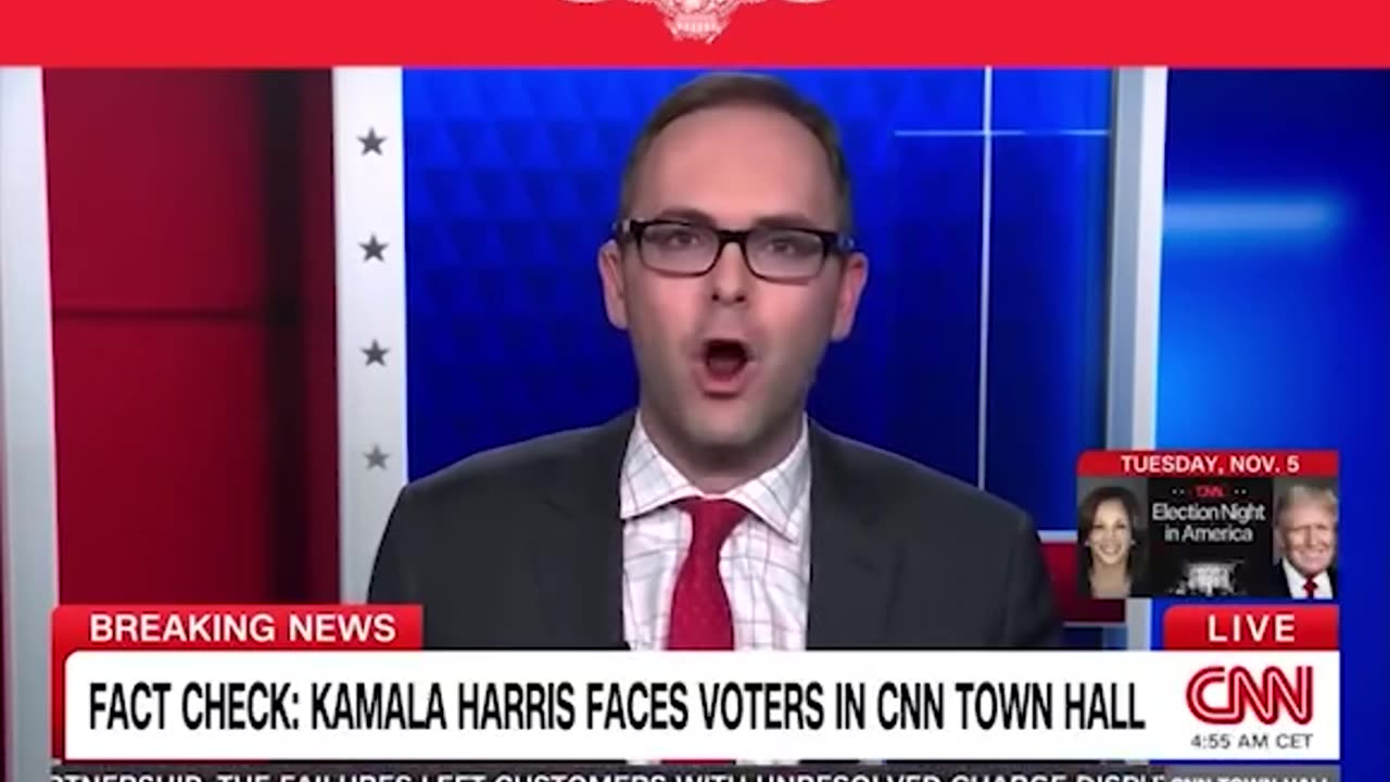 Politics - 2024 Liberal Globalist Commie Puppet Kamala Harris Word Salad Gig Up CNN Roast Her