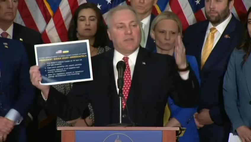 Scalise Blames Biden Energy Policies For Giving Putin The Leverage To Invade Ukraine