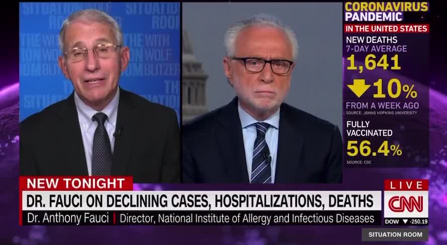 Fauci Says Vaccine Mandates Work