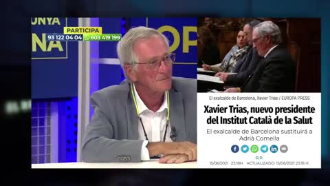 Xavier Trias menteix als espectadors sobre la protecció que ofereixen les vacunes Covid-19