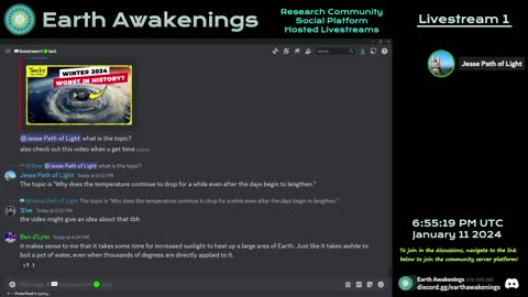 Earth Awakenings - Livestream 1 - #1389