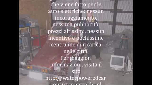 Stan Mayer L'inventore della macchina ad acqua