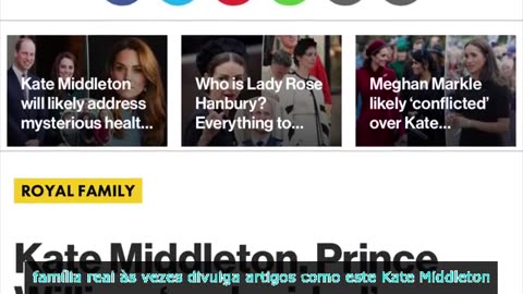 ELES ESTÃO ESCONDENDO A VERDADE SOBRE KATE MIDDLETON