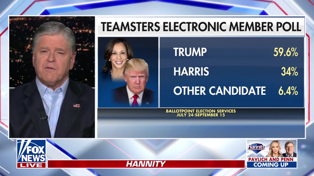 Sean Hannity This is a 'major blow' to the Harris campaign