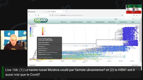 Live 106: Le navire russe Moskva coulé par l'armée ukrainienne et le H5N1...