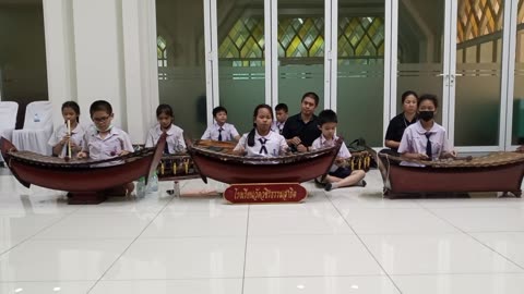 Thai classical music live by Kids เด็กนักเรียนเล่นดนตรีไทยเดิม