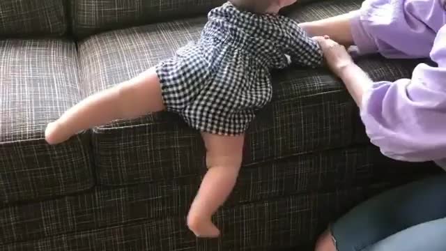 How To Teach Your Baby To Get Off The Couch Safely