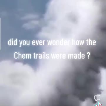 Did you ever wonder how the CHEMTRAILS were made?