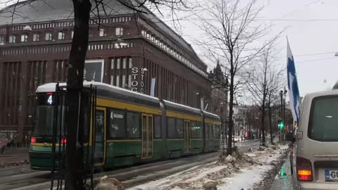 Convoy Finland 2022, Vapauskulkue, kuvaajana Hegesippus 2, 13,02,2022.