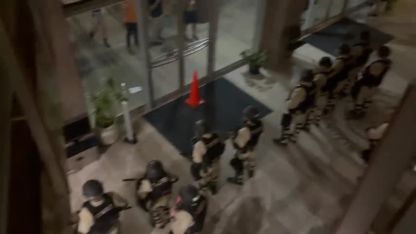 Riot Police Deployed To Defend Arizona State Capitol Against Pro Abortion Activists