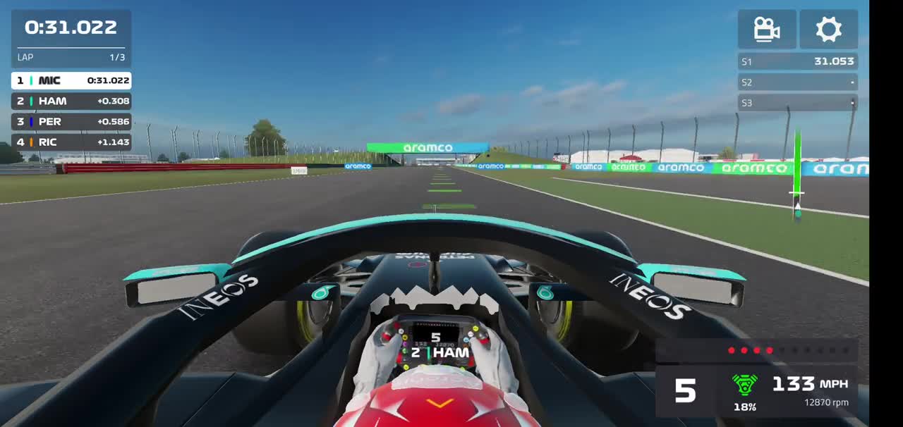 F1 Mobile Racing Career Mode Driving For Mercedes Part 1