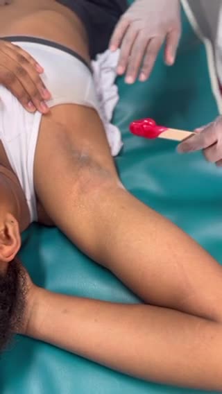 Underarm Waxing with Sexy Smooth Cherry Desire Hard Wax | Athena Robinson