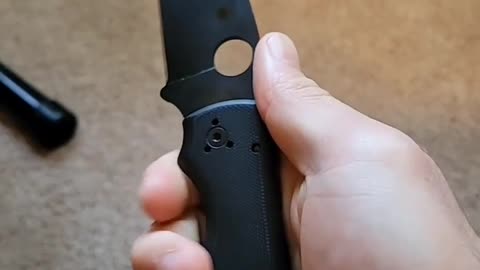 Blacked Out Knife