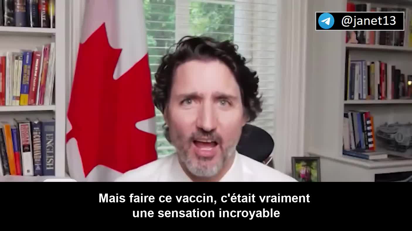Justin Trudeau parle de son expérience de « vaccination » (mai 2021)