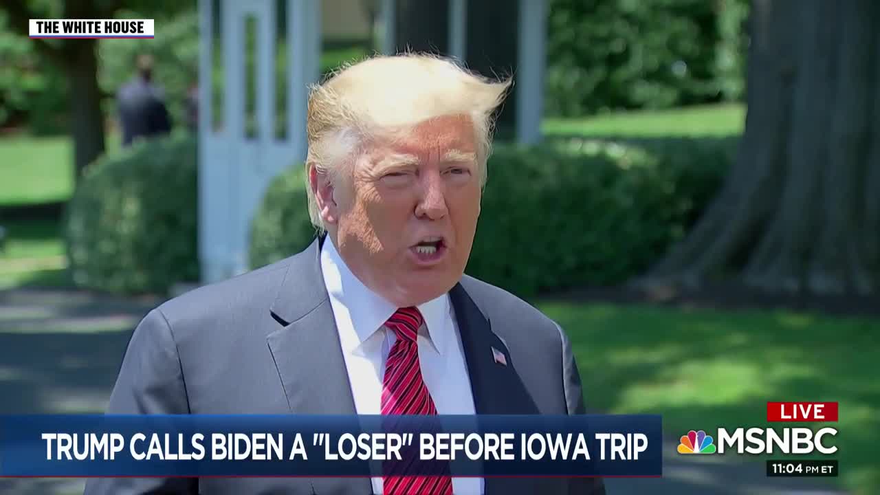 Trumps very first use of the phrase Sleepy Joe