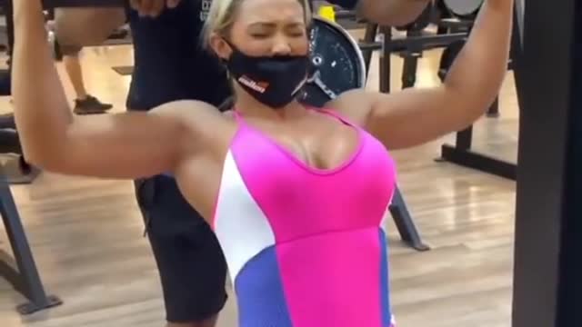 Girl Gym video #viral #workout #gymlovers #fitness #health