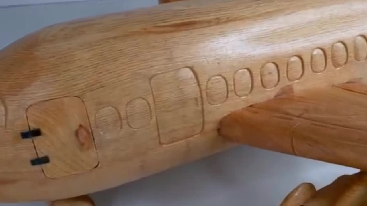 Woodworking wood carving how to make a wood airplane