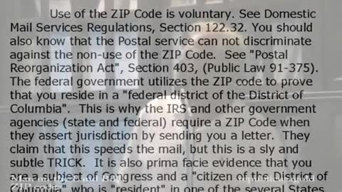 Zip codes 1