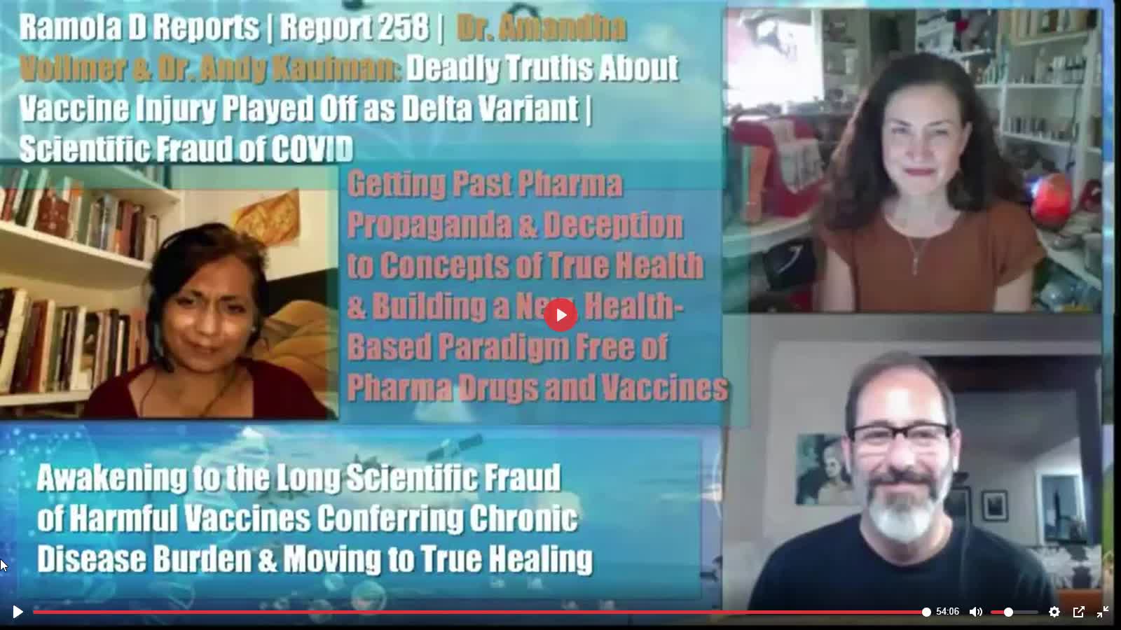 DR. ANDY KAUFMAN AND DR. AMANDHA VOLLMER EXPOSE COVID VACCINE FRAUD & SCIENCE DECEPTION