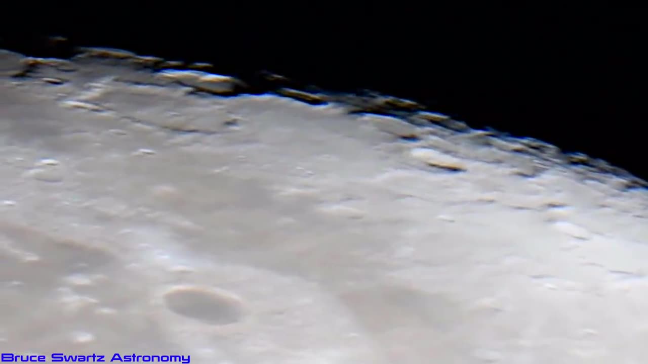 Apollo 11 Supposed landing site and some details Live Telescope footage