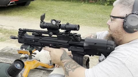 Springfield hellion 200 yards steel plates