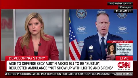 Aide To Lloyd Austin Asked 911 To Be 'Subtle', That Ambulance Arrive Without Lights And Sirens