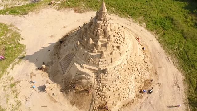 The World's Largest Sandcastle Has Just Been Completed