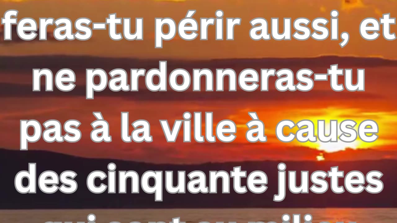 "Plaidoyer pour la Miséricorde: Genèse 18:23-24"