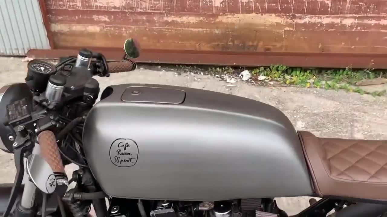 Perfecta moto customizada
