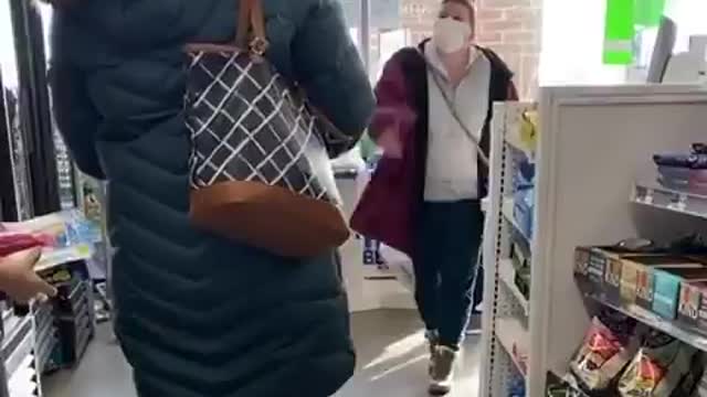 MASK WARS: Obese Woman Freaks Out On Child For No Mask