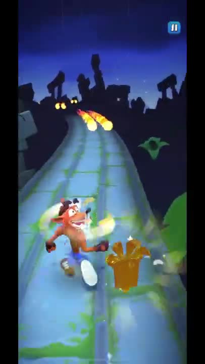 Inferno Mini Robot Battle Run Gameplay On Road To Ruin - Crash Bandicoot: On The Run!