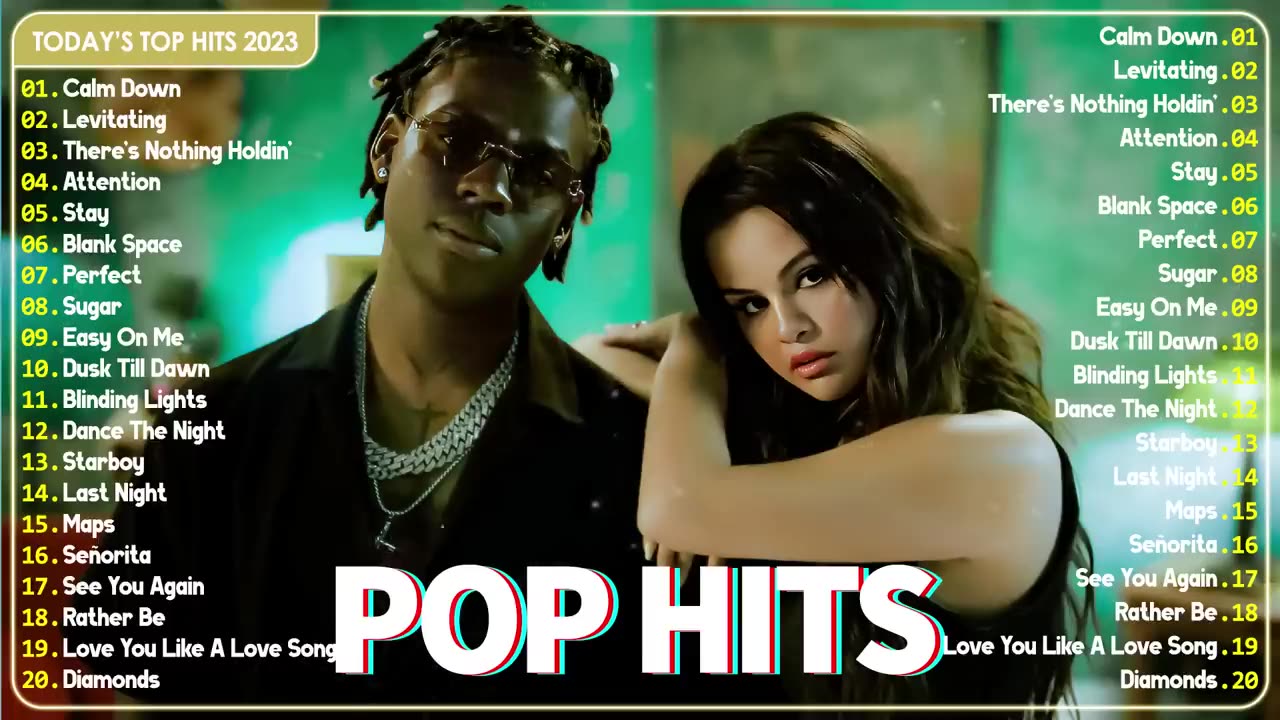 Rema, Selena Gomez, Maroon 5, Justin Bieber, Adele Pop Hits Mix 2023 Best Pop Music Playlist 2023