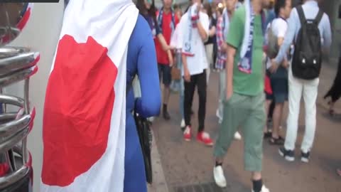 Razočaranje japanskih navijača nakon poraza