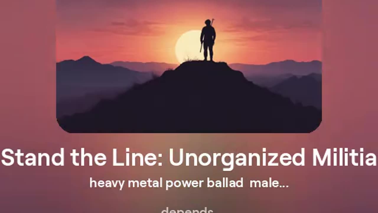 Stand the Line_ Unorganized Militia (2) - Songs for Liberty