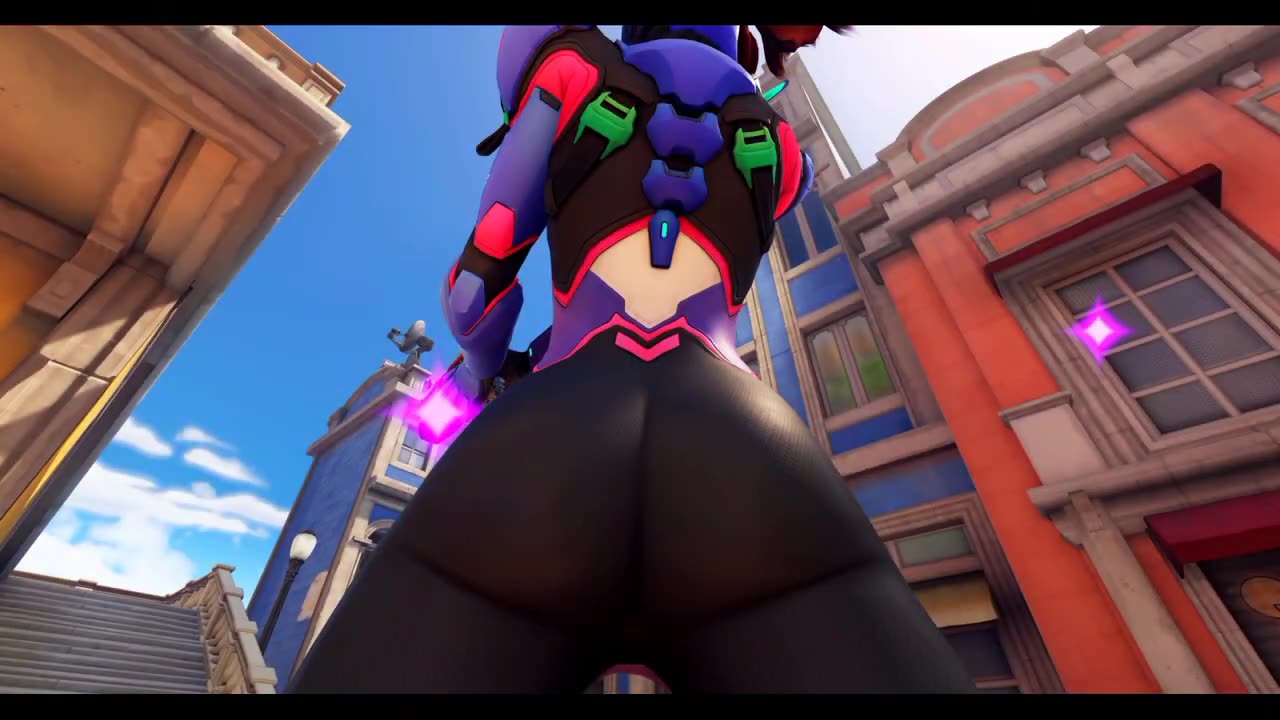 Dva's Big Ass in Game - Overwatch 2 ( 18+ )