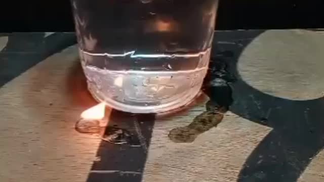 Water and glass experiment #shorts #trending