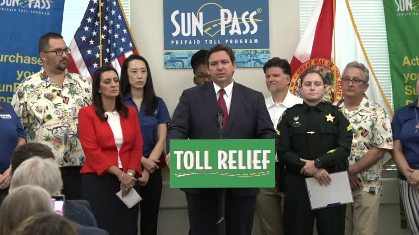 Governor DeSantis Announces the SunPass Savings Program