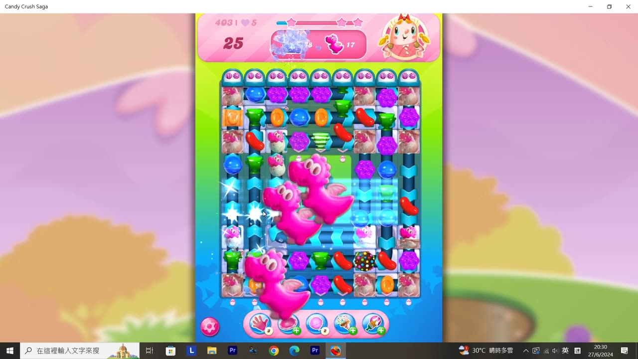 Candy Crush Saga Record (Level 403)