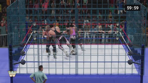 MATCH 177 ROCK N ROLL EXPRESS VS HART FOUNDATION WITH COMMENTARY