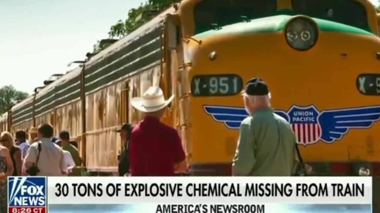 30 TONS Of EXPLOSIVES Disappear From Train