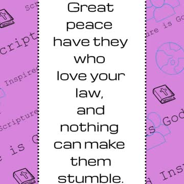 #ytshorts #shorts #bibleverse #scriptureoftheday #verseoftheday #psalms 119:165