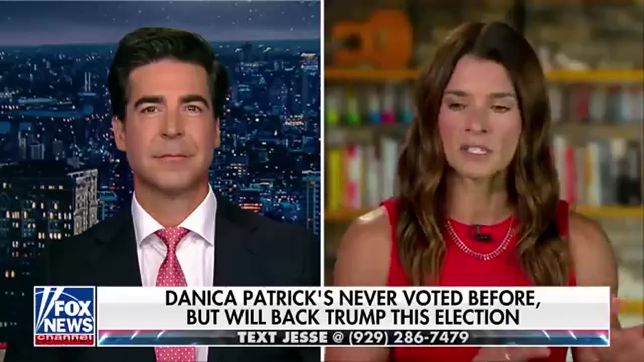 Danica Patrick backs Trump, says she’ll be voting for the first time