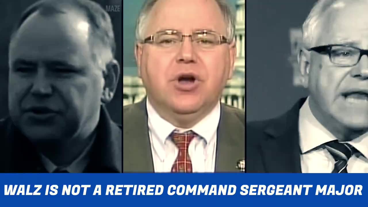 Tim Walz has said repeatedly that he’s a retired Command Sergeant Major.