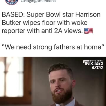 NFL Player, Harrison Butker tells the truth about guns and young men.