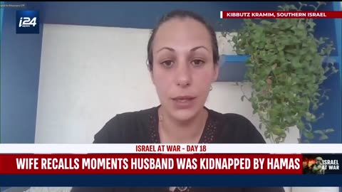 Lishay Lavi, recalls the moments her husband Omri Miran was kidnapped by Hamas