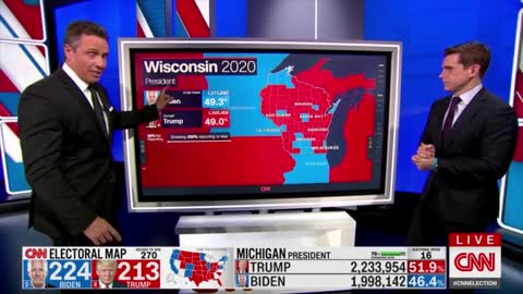 CNN Video of WI Flip to Biden