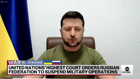 UN's highest court orders Russia to end its deadly war operations in Ukraine