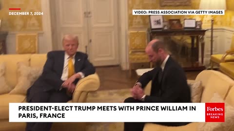 Trump Meets With Prince William After Notre-Dame Cathedral Reopening