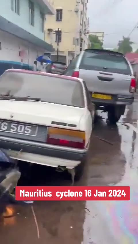 MAURITIUS CYCLONE DAMAGE 15/01/24